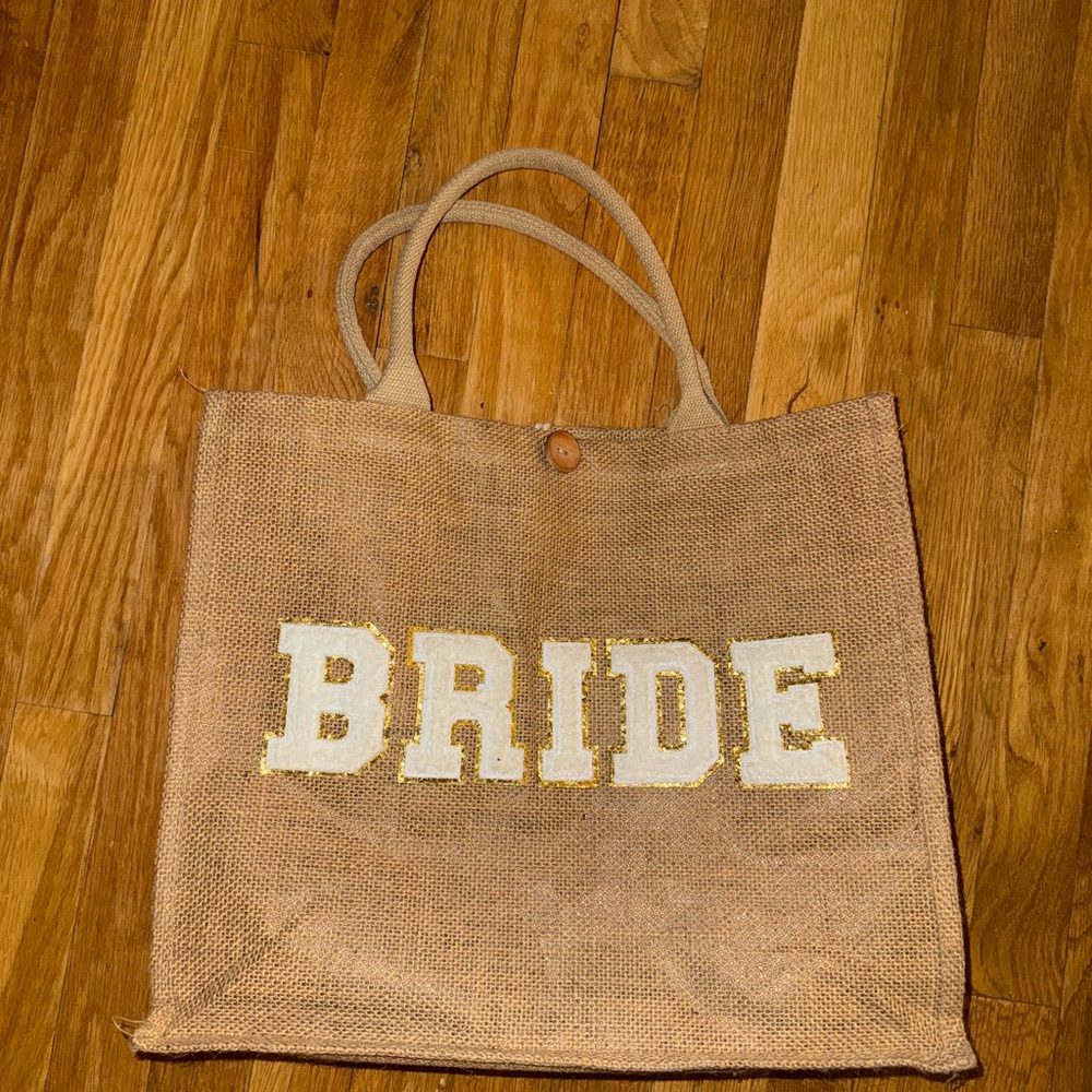 Bride Tan Tote Bag